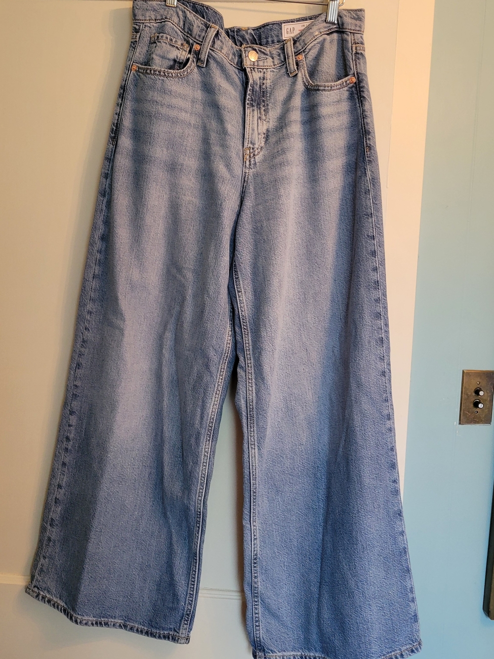 GAP Light Blue Wide-Leg Jeans